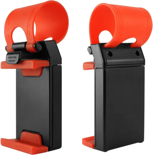 Vista 8 de Cellet Soporte universal para volante de teléfono, abrazadera ajustable para manillar para iPhone 16, 15, 14, 13 Pro, negro, se adapta a