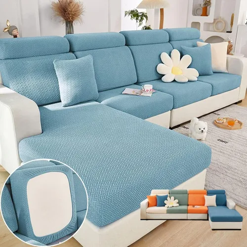 Vista 12 de Fundas para sofá hogar relajantes, Fundas para sofá Hero, Fundas universales para sofá resistentes al desgaste Lavables, Fundas elásticas para sofá