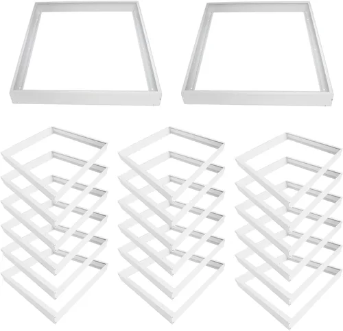 Vista 10 de Kit de montaje en superficie de 1 x 4 para panel plano LED, marco de techo de aluminio para 12 x 48 x 3.13 pulgadas, bueno para panel iluminado