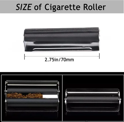Vista 2 de Rodillo del cigarrillo de los 70MM con la tapa, fabricante de cigarrillos de la máquina del balanceo del cigarrillo del metal 229.7 ft m