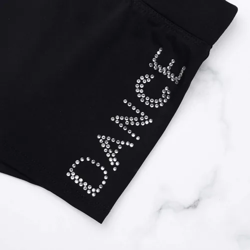 Vista 5 de CHICTRY Conjunto de 2 piezas para niñas Team Basics para bailar y entrenar