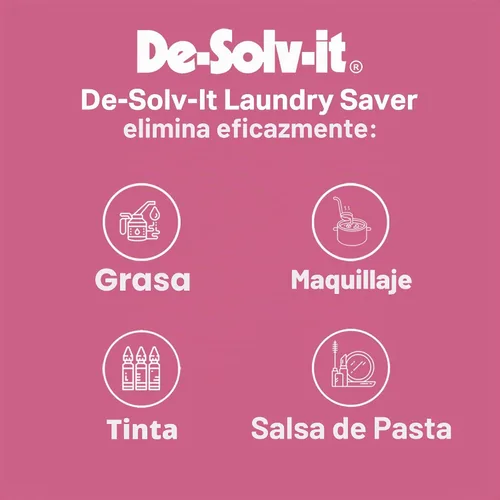 Vista 8 de De-Solv-it Orange-Sol - Protector de lavandería, removedor instantáneo de manchas para lavandería, cabello y piel seguro (12 onzas)