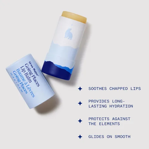 Vista 3 de Ursa Major Going Places - Bálsamo labial Hidratante de labios natural para labios agrietados y secos Hidrata, calma y protege Tubo de cartón