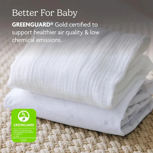 Vista 5 de UPPAbaby Funda de colchón para Remi Playard, suave y transpirable, lavable a máquina, algodón orgánico