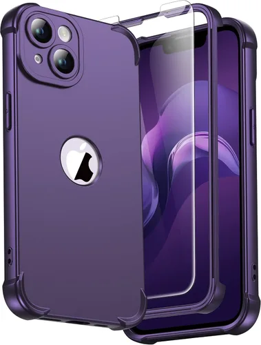 Vista 160 de ORETECH Funda para iPhone 11, con [2 protectores de pantalla de vidrio templado] [prueba de caídas de grado militar de 10 pies]