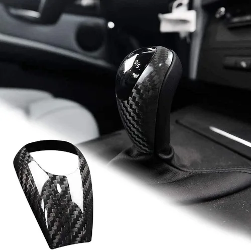 Vista 7 de AIRSPEED Cubierta interior de la perilla de la palanca de cambios para BMW M2 F87 M3 F80 M4 F82 M5 F83 F10 F12 F13 X5M F85 X6M F86 accesorios, fibra