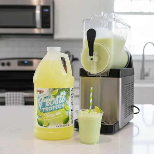Vista 3 de Snappy Frosti Tropics Margarita Slushie Mix, jarabes de granizado para máquina, jarabe granizado granita, mezcladores de bebidas para cócteles