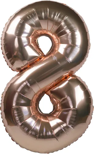Vista 10 de Globos gigantes de 32 pulgadas para fiestas de cumpleaños (número dorado 0)