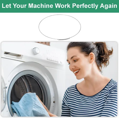 Vista 8 de 134527100 Abrazadera de arranque para lavadora de carga frontal Frigidaire Electrolux Anillo de retención 134365400, abrazadera de sello de puerta