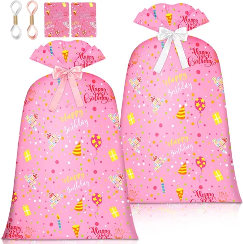 Vista 8 de BWLOIES Bolsas de regalo jumbo extra grandes sobredimensionadas bolsas de regalo gigantes enormes bolsas de regalo grandes XXL bolsa de regalo