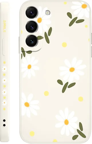 Vista 24 de LEECG Funda para Samsung Galaxy S22, Diseños de Flores Elegantes de Silicona Suave con Protección contra Caídas y Resistente a Huellas Dactilares
