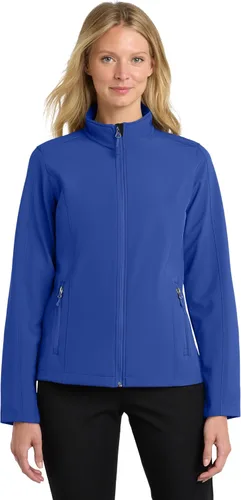 Vista 9 de Port Authority Ladies Core Soft Shell Jacket azul marino (Dress Blue Navy)