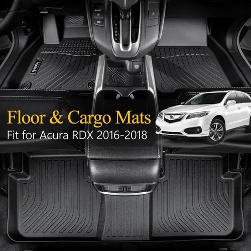 Vista 10 de Tapetes de piso para todo clima y forro de carga con respaldo para Chevrolet Suburban de 7 asientos 2021-2025 / GMC Yukon XL de 7 asientos
