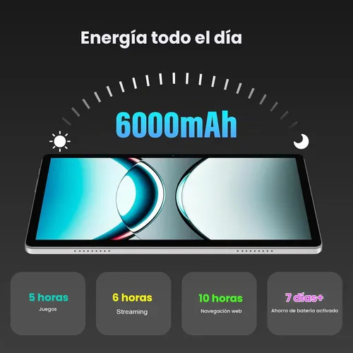 Vista 5 de 2026 Tablet de 10 pulgadas, tabletas Android con procesador Octa-Core, 12 GB de RAM 128 GB ROM 1 TB expandible, cuerpo metálico, 1280 x 800 IPS