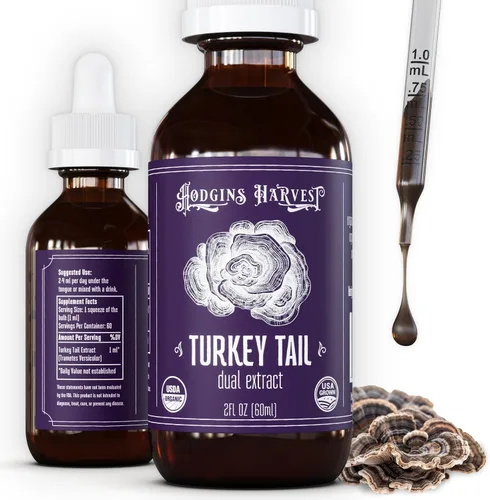 Vista 8 de Hodgins Harvest Tintura de Extracto de Cuerpo Fructífero de Hongo Cordyceps Orgánico - Suplemento de Extracto Doble Extra Concentrado - Hongos