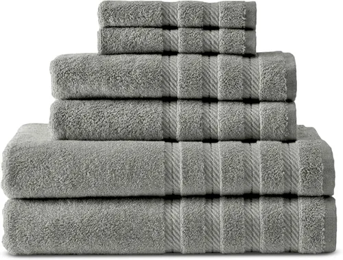 Vista 16 de Classic Turkish Towels - Juego de toallas de baño de 4 piezas para hotel o spa, resistentes y de secado rápido, fabricadas con 100% algodón turco