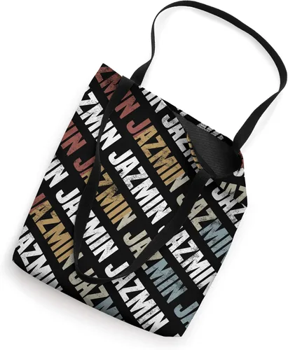 Vista 2 de Vintage nombre patrón retro Forename regalo para Jazmin bolsa de mano