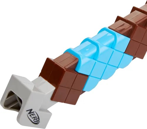 Vista 7 de Martillo de Dardos Nerf Minecraft Stormlander, Lanza 3 Dardos, Incluye 3 Dardos Nerf Elite, Mango de Carga Posterior Multicolor 5010993948758