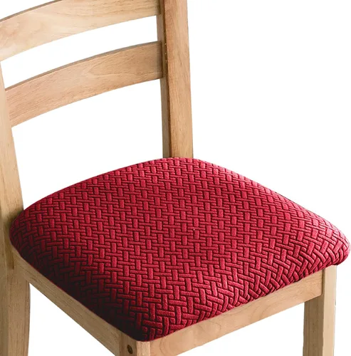 Vista 15 de Fundas elásticas para sillas de comedor, fundas protectoras extraíbles para sillas de cocina, fundas protectoras para comedor, hotel Gris y verde