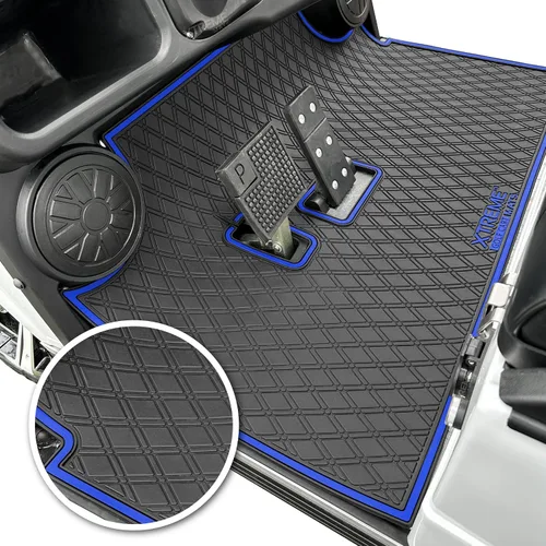 Vista 11 de Alfombrilla de goma compatible con modelos Evolution Classic Plus/Pro, Forester, Turfman (17-22) de carrito de golf Protección de revestimiento