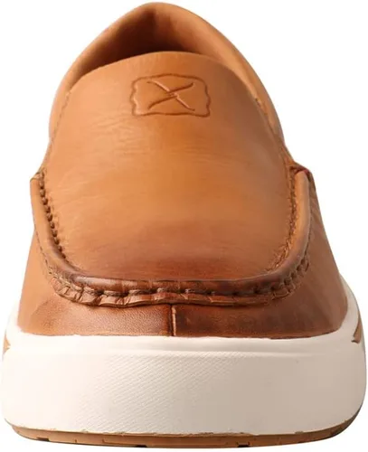 Vista 3 de Twisted X Botas Hombre Tan Bruñido Slip On Kicks Marrón