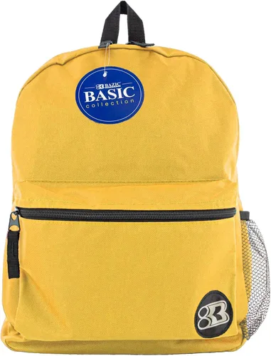 Vista 19 de BAZIC - Mochila escolar de 16 pulgadas, color negro, ligera, con parte