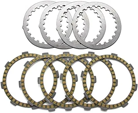 Vista 4 de Placas de fricción de embrague compatibles con OEM: 1V1-16321-00/598-16321-01, 1V1-16324-00/598-16324-00, para Yamaha TZR80 para Yamaha RS100/RS 100