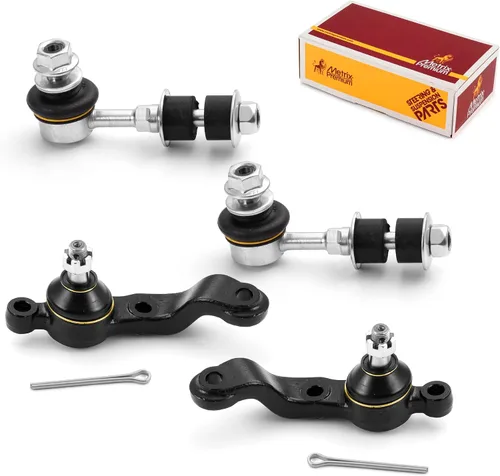Vista 70 de Metrix Premium Chassis Parts - Juego de 4 piezas de articulación de rótula superior y barra estabilizadora delantera para Ford Ranger RWD 1998-2011