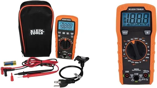 Vista 9 de Klein Tools ET270 Multiprobador digital de rango automático, AC/DC, resistencia y kit de herramientas de búsqueda de disyuntores 80016