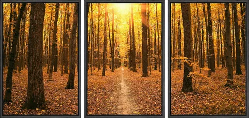 Vista 116 de wall26 Lienzo enmarcado para pared, juego de arte de noche estrellada sobre montañas, cielo nocturno tranquilo, naturaleza, desierto, fotografía