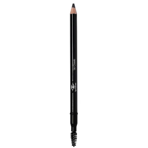 Vista 8 de Eye Embrace Liz Classic: Lápiz de cejas de madera gris medio cálido – Resistente al agua, lápiz de doble punta con sacapuntas y cepillo de bobina