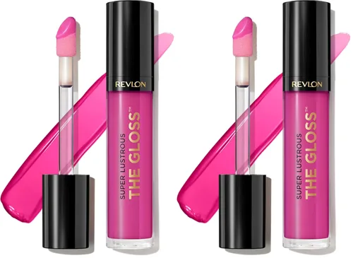 Vista 34 de Revlon - Brillo de labios, Super Lustrous The Gloss, no es pegajoso, acabado de alto brillo 200 Crystal Clear