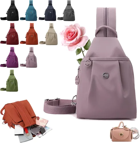 Vista 13 de Bolsa de viaje antirrobo premium 3 en 1 2025, bolsa de viaje de 2 vías con correas convertibles e impermeable para mujer