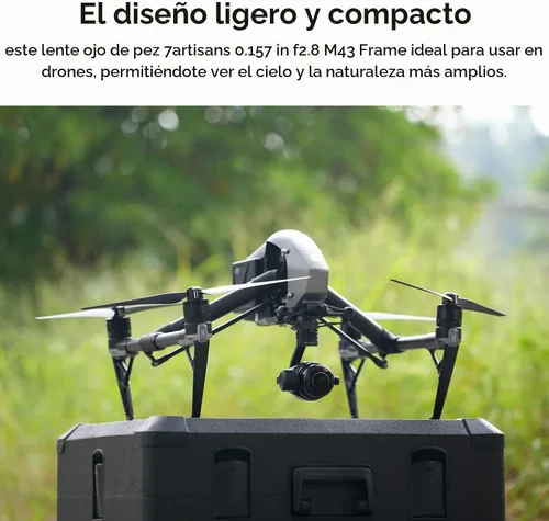 Vista 5 de 7Artisans - Objetivo ojo de pez de 4mm F2.8 Ultra Gran Angular Lente Manual Compatible con cámaras sin espejo de montaje M4/3 para Panasonic GH3 GH4