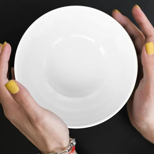 Vista 6 de Cuencos de melamina para cereales, cuencos blancos de 23 onzas, cuencos de sopa, 6 cuencos de ensalada, juego de 6, irrompibles, aptos
