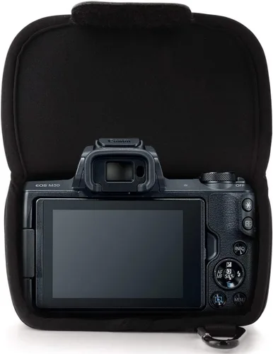 Vista 4 de Megagear MG1036 - Funda de neopreno ultraligera para cámara compatible con Canon Eos M50 Mark Iı (0.591-1.772 in), M50, M5 (0.591-1.772 in)