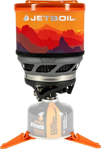 Vista 10 de Jetboil MiniMo - Sistema de cocina para estufa de camping y mochileros con control de calor ajustable