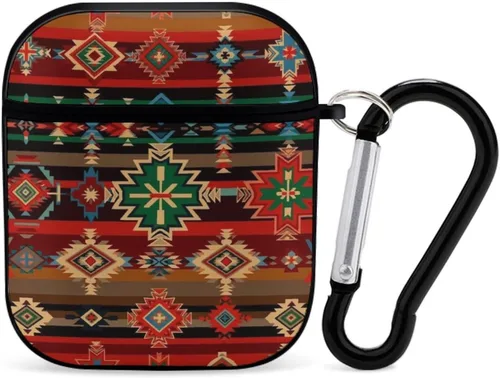 Vista 12 de Funda para Apple AirPod 2 y 1 TPU suave compatible con AirPod 2 y 7 con diseño de bandera estadounidense Pattern1081