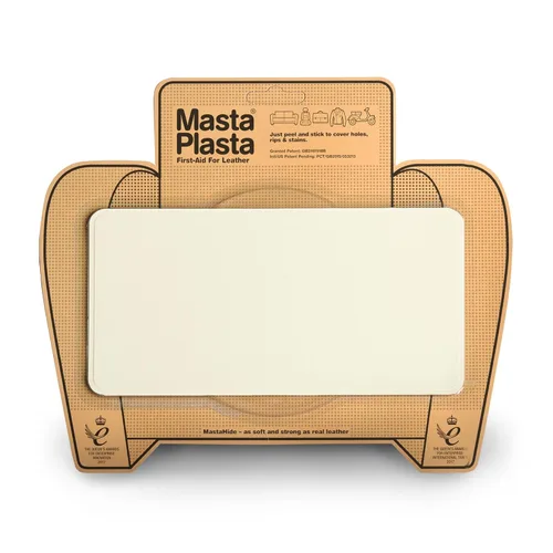 Vista 12 de MastaPlasta Parche de reparación de cuero de alta calidad, color negro, 4 x 2.4 pulgadas (3.9 x 2.4 in). Tapicería instantánea, reparación