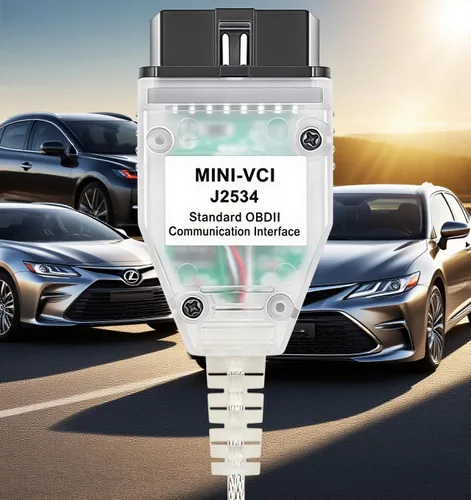 Vista 2 de Cable de diagnóstico OBD2 para Toyota Lexus Scion, cable de escáner de diagnóstico USB compatible con TIS Techstream y Windows de 32/64 bits, se