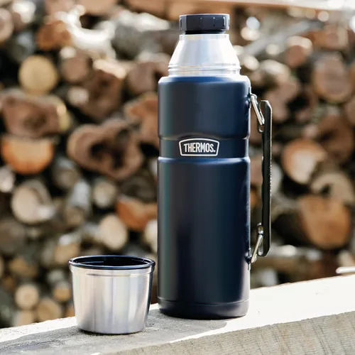 Vista 7 de THERMOS Stainless King - Botella de bebida aislada al vacío, 68 onzas, acero mate (paquete de 4)