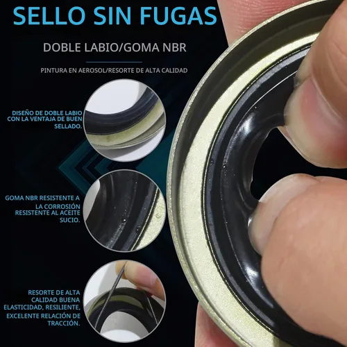 Vista 4 de iBroPrat 2 juegos de kits de rodamientos para eje de remolque de barco de 3500 LB, kits de rodamientos L68149 L44649, sellos de grasa