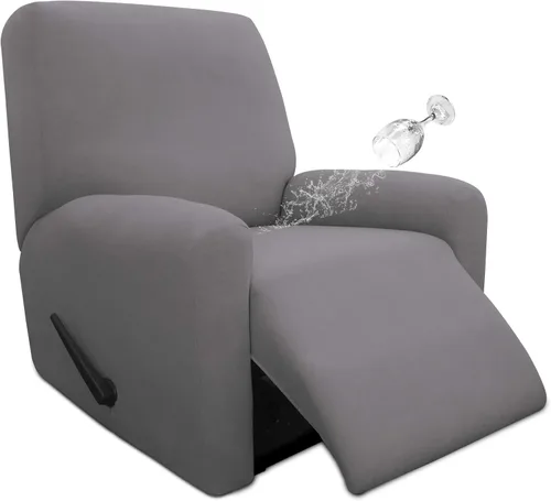 Vista 54 de Easy-Going Funda de sofá 100% impermeable doble de 3 piezas, elástica, suave, para perros, para sofá de 2 cojines separados, protector de muebles a
