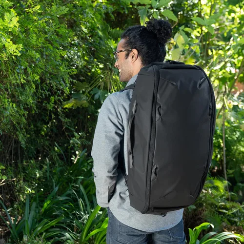 Vista 6 de Peak Design Mochila de Viaje Duffelpack 45-65L, Negro, Mochilas de viaje