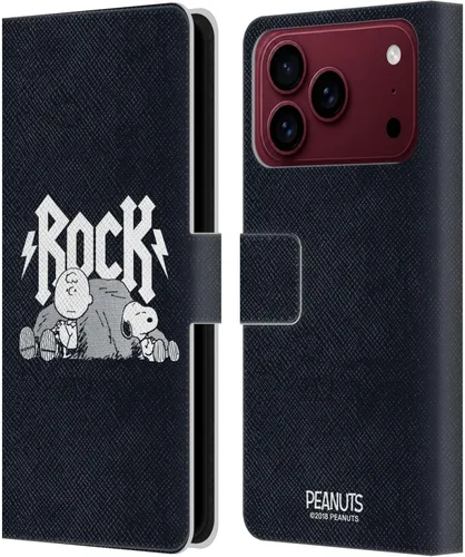 Vista 185 de Head Case Designs Funda de piel con licencia oficial de Peanuts Charlie Brown Good Grief Rock Tees compatible con Apple iPhone 11 Charlie Brown Buen