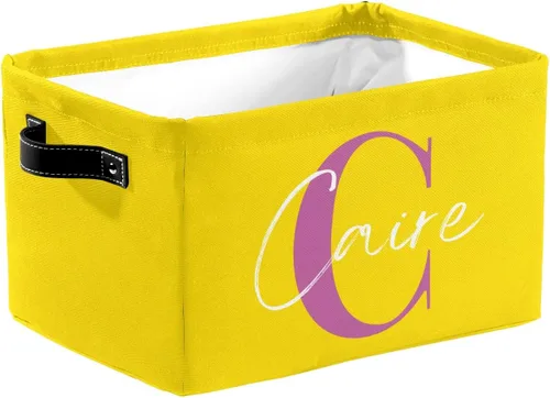 Vista 41 de Cesta de regalo personalizada con nombre, caja de juguetes de almacenamiento personalizada para niños, organizador de cubos de almacenamiento