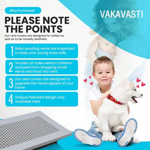 Vista 6 de Cubierta de ventilación de piso a prueba de niños, cubierta de ventilación de piso de silicona, para atrapar objetos pequeños producto seguro