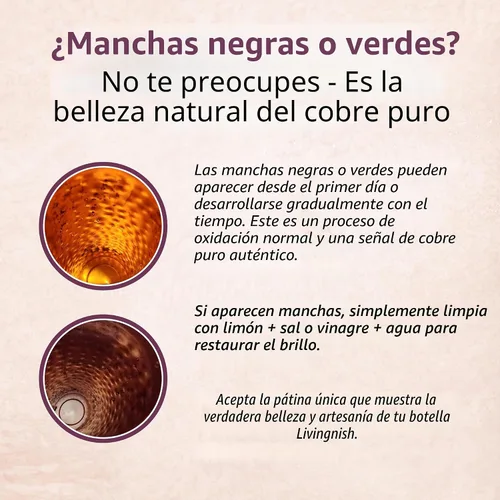 Vista 2 de Botella de agua de cobre 100% puro para beber, extra grande de 34 onzas de boca ancha, botella de agua de cobre ayurvédica con pajilla, recipiente a
