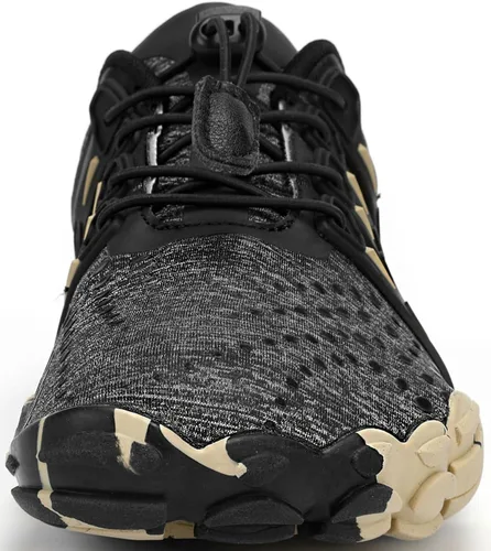 Vista 2 de Kricely Zapatos minimalistas para hombre, zapatos de entrenamiento con puntera ancha, suela cero caída