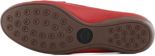 Vista 2 de Mocasines de cuero genuino para mujer, cómodos y casuales
